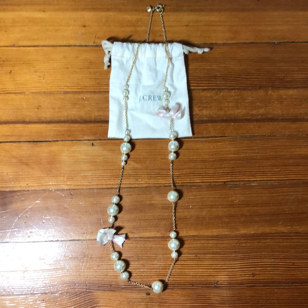 J Crew pearl statement necklace